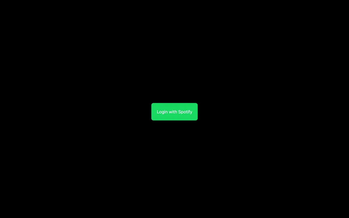 Music Player (Spotify) — screenshot